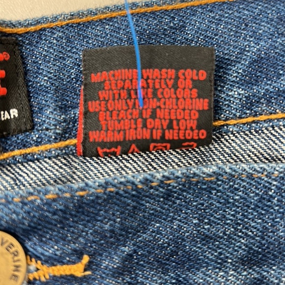 Wolverine Steelhead 5 pocket jean NWT 100% rigid cotton in dark wash size 46 - Picture 4 of 12